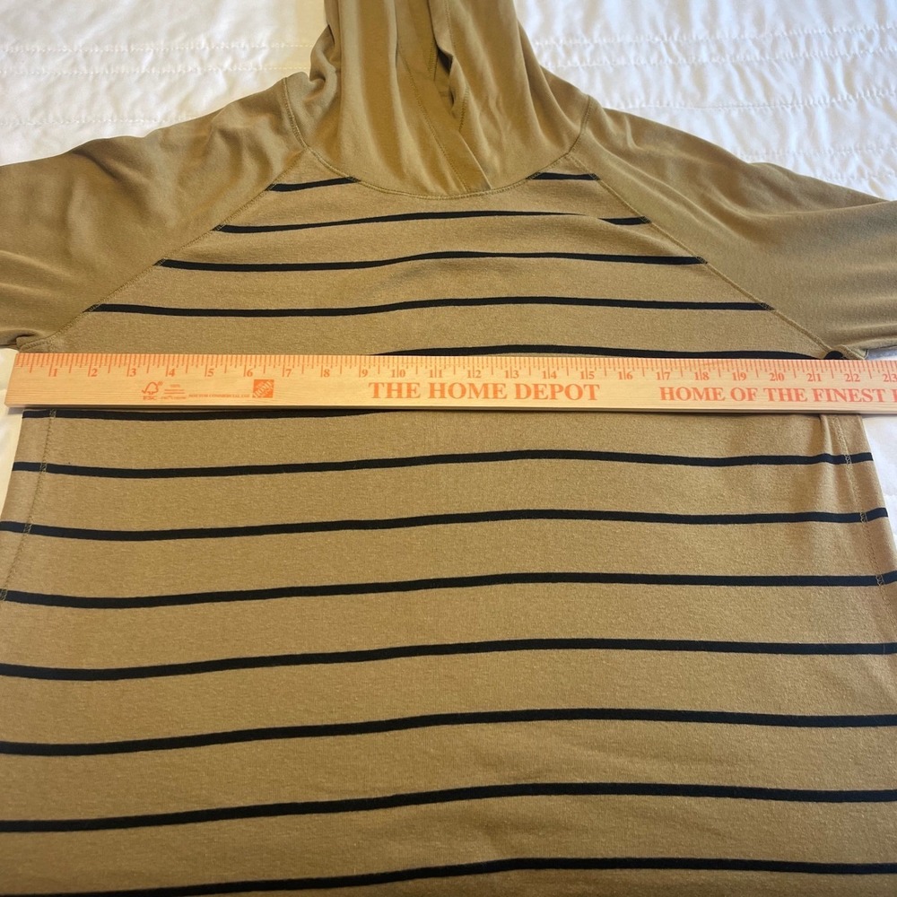Eddie Bauer Striped Hoodie Long Sleeve Casual Comfy Athleisure Top - Picture 4 of 6